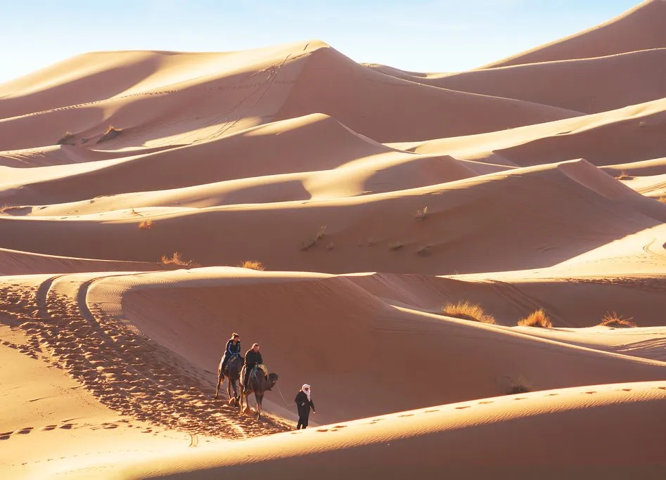 Ride through the dunes of Erg Chebbi in the Sahara