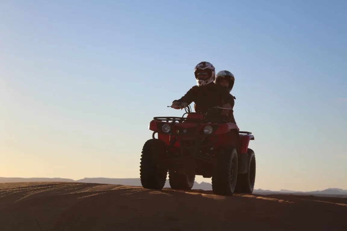 Quad biking