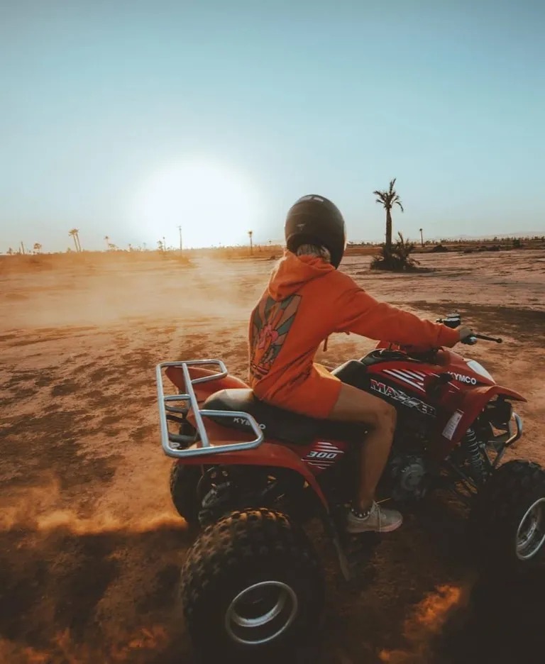 Quad biking