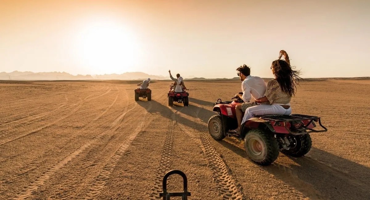 Quad biking