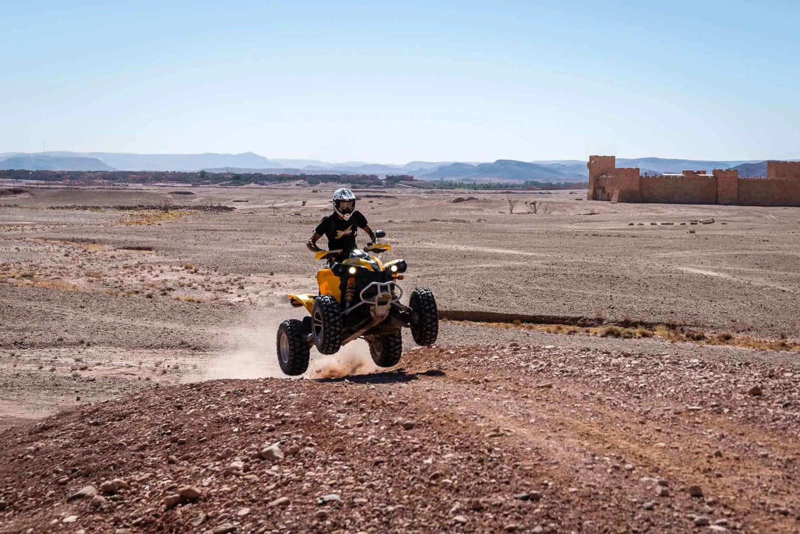 Quad biking